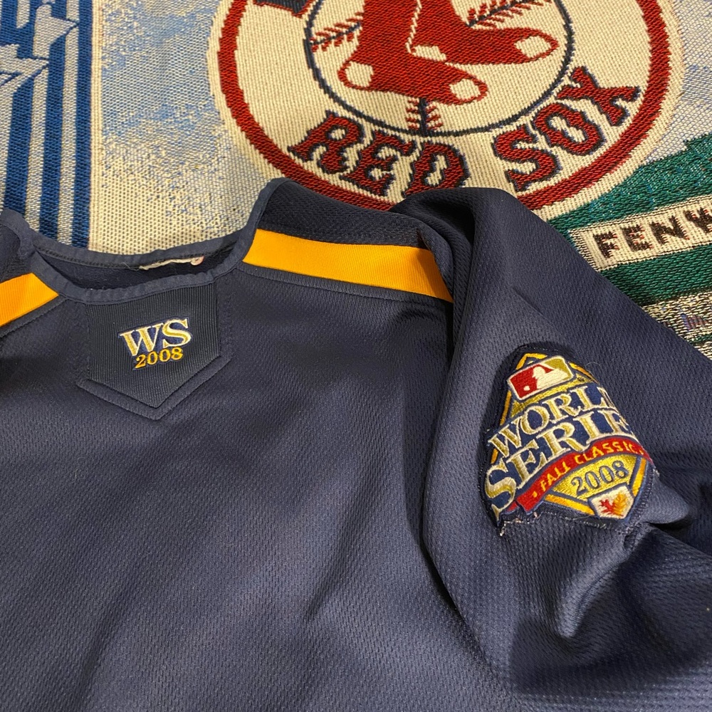 Vintage 2008 World Series crewneck pullover